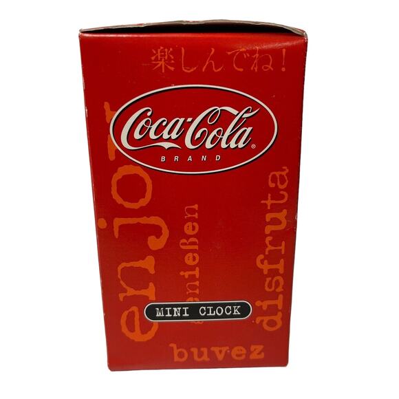 Coca Cola Collectible Mini Digital Clock Polar Bear Riding in Sleigh New in Box - Picture 4 of 10